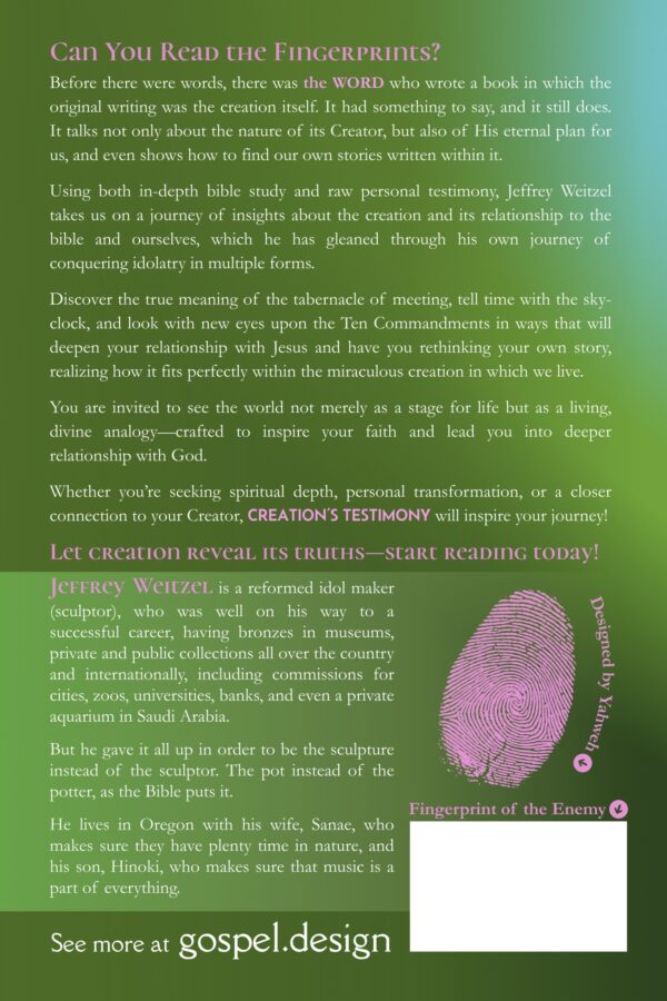 Creation’s Testimony Hard Cover - Image 2